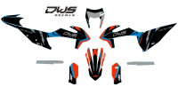 KTM EXC 125 250 350 450 500 2020 Model 14 set
 
Gehele stickerset bestaande uit
- Radiaset (6 delig)
- Nummerset (5 delig)
- Trimset (12 delig)

 
KTM EXC 125 250 350 450 500 2020 Model 14 set

consisting off:
- Radiator shrouds (6 tiles)
- Nu