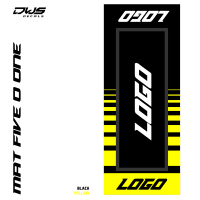 mat five o one black orange zwart oranje schwarz orange Milieu Mat environmental mats umwelt mat mx vloermat bmx dws geel yellow