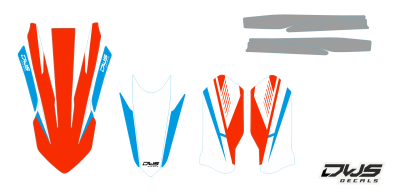 Complete decal kit stickerset ktm sx 125 150 sxf 250 350 450 2019 2020 side exc panel radiator shrouds front fender rear fender fork protectors swingarm nummers nummern radiator delen kappenvoorspatbord achterspatbord brug stickers voorpootbeschermers gab