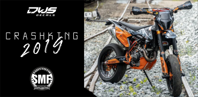 supermofools SMF DWS decals crashking 2019 orange black grey decore decalkit fools 