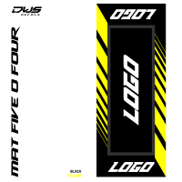 mat five o three Milieu Mat environmental mats umwelt mat mx vloermat bmx dws wit zwart yellow geel black white