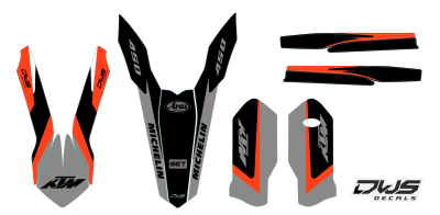 Trimset KTM EXC  125 150 250 350 450 2014/2016 Model 7