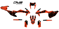 SMF restyle crashking ktm exc sxf 2017 2018 2016 dws decals supermofools supermoto supermotard