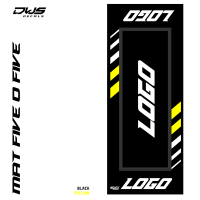 mat five o three Milieu Mat environmental mats umwelt mat mx vloermat bmx dws black white geel yellow zwart wit