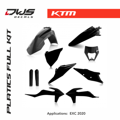 KTM exc exc f enduro 2020 black
