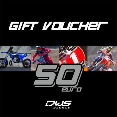 Gift card gift voucher cadeaubon kadobon present waardebon dws decals cadootjes 20 euro