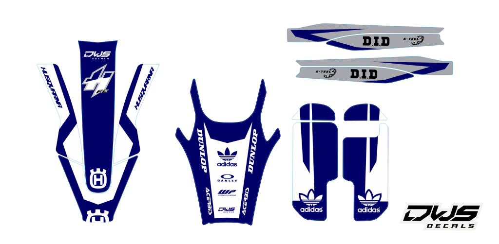 Husqvarna TC FC 250 350 450 2019 2020 Decals DWS Decals DWSDecals stickerset