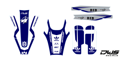 Husqvarna TC FC 250 350 450 2019 2020 Decals DWS Decals DWSDecals stickerset