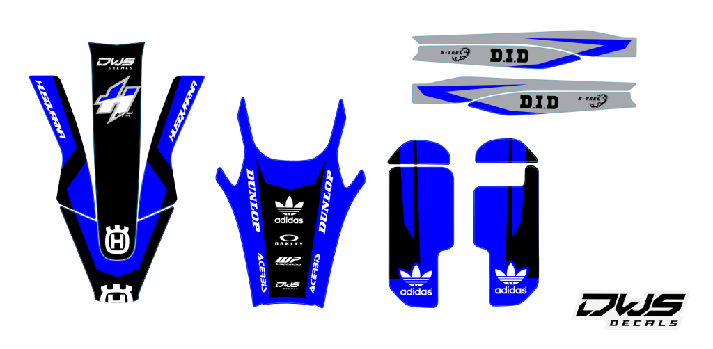 Husqvarna TC FC 250 350 450 2019 2020 Decals DWS Decals DWSDecals stickerset