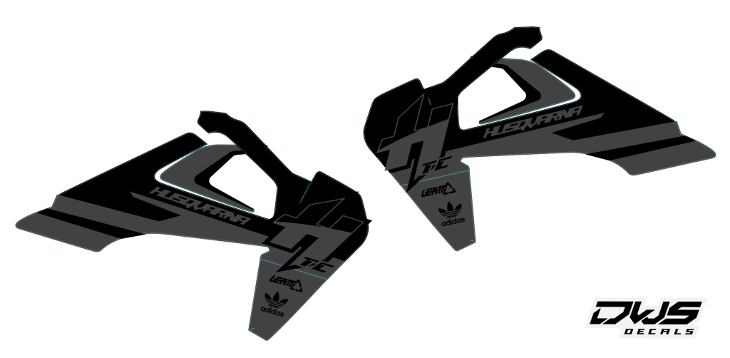 Radiaset Husqvarna TC FC 125 250 350 450 2019 2020 model 9 set 