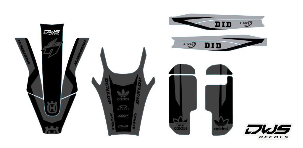 Husqvarna TC FC 250 350 450 2019 2020 Decals DWS Decals DWSDecals stickerset