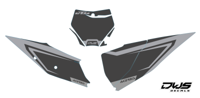 ktm nummerdelen number nummern side panels startnummer delen radia stickers decals mx sxf sx 125 250 350 450 ktm dws decals