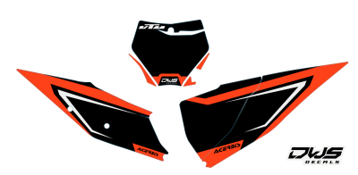 ktm nummerdelen number nummern side panels startnummer delen radia stickers decals mx sxf sx 125 250 350 450 ktm dws decals