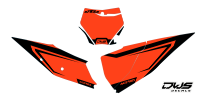 ktm nummerdelen number nummern side panels startnummer delen radia stickers decals mx sxf sx 125 250 350 450 ktm dws decals