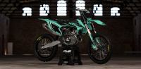 Complete stickerset KTM SX 125 SX 250 SX-F 250 SX-F 350 SX-F 450 2016 blue-orange blauw oranje DECALS DEKOR DESIGN GRAPHICS AUFKLEBE STICKERSET NUMMERSET DWS MX retro