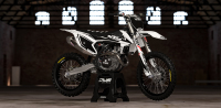 Complete stickerset KTM SX 125 SX 250 SX-F 250 SX-F 350 SX-F 450 2016 blue-orange blauw oranje DECALS DEKOR DESIGN GRAPHICS AUFKLEBE STICKERSET NUMMERSET DWS MX retro
