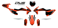 KTM EXC 125 250 350 450 500 2020 Model 14 set
 
Gehele stickerset bestaande uit
- Radiaset (6 delig)
- Nummerset (5 delig)
- Trimset (12 delig)

 
KTM EXC 125 250 350 450 500 2020 Model 14 set

consisting off:
- Radiator shrouds (6 tiles)
- Nu