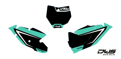ktm nummerdelen number nummern side panels startnummer delen radia stickers decals mx sxf sx 125 250 350 450 ktm dws decals