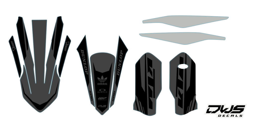 KTM EXC 125 250 350 450 500 2020 Model 14 set
 
Gehele stickerset bestaande uit
- Radiaset (6 delig)
- Nummerset (5 delig)
- Trimset (12 delig)

 
KTM EXC 125 250 350 450 500 2020 Model 14 set

consisting off:
- Radiator shrouds (6 tiles)
- Nu