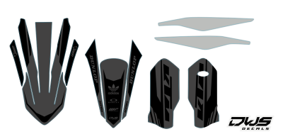 KTM EXC 125 250 350 450 500 2020 Model 14 set
 
Gehele stickerset bestaande uit
- Radiaset (6 delig)
- Nummerset (5 delig)
- Trimset (12 delig)

 
KTM EXC 125 250 350 450 500 2020 Model 14 set

consisting off:
- Radiator shrouds (6 tiles)
- Nu
