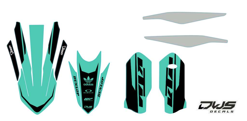 KTM EXC 125 250 350 450 500 2020 Model 22 set
 
Gehele stickerset bestaande uit
- Radiaset (6 delig)
- Nummerset (5 delig)
- Trimset (12 delig)

 
KTM EXC 125 250 350 450 500 2020 Model 14 set

consisting off:
- Radiator shrouds (6 tiles)
- Nu