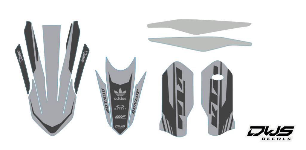 KTM EXC 125 250 350 450 500 2020 Model 22 set
 
Gehele stickerset bestaande uit
- Radiaset (6 delig)
- Nummerset (5 delig)
- Trimset (12 delig)

 
KTM EXC 125 250 350 450 500 2020 Model 14 set

consisting off:
- Radiator shrouds (6 tiles)
- Nu