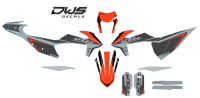 KTM EXC 125 250 350 450 500 2020 Model 22 set
 
Gehele stickerset bestaande uit
- Radiaset (6 delig)
- Nummerset (5 delig)
- Trimset (12 delig)

 
KTM EXC 125 250 350 450 500 2020 Model 14 set

consisting off:
- Radiator shrouds (6 tiles)
- Nu