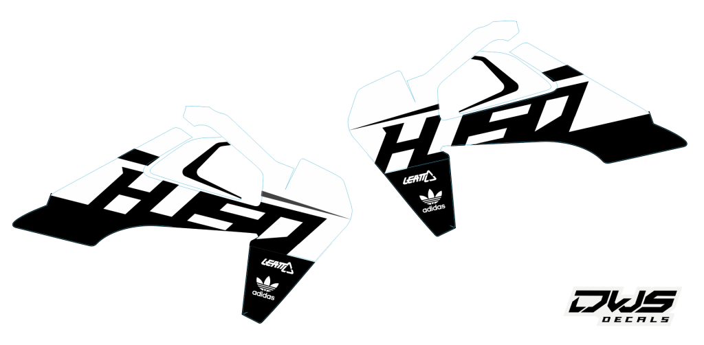 Radiator Radia tank decal stickers aufklebe Husqvarna TC 125 FC 250 350 450 FS 450 2016 2017 2018 Decals dekor design graphics aufklebe stickerset nummerset dws mx side panel front dender rear fender kotflugel supermotard superbiker supermoto nummern