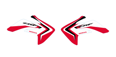 Radiaset Honda CRF 150 2007 2008 2009 2010 2011 2012 2013 2014 2015 Decals dekor design graphics aufklebe stickerset nummerset dws mx
