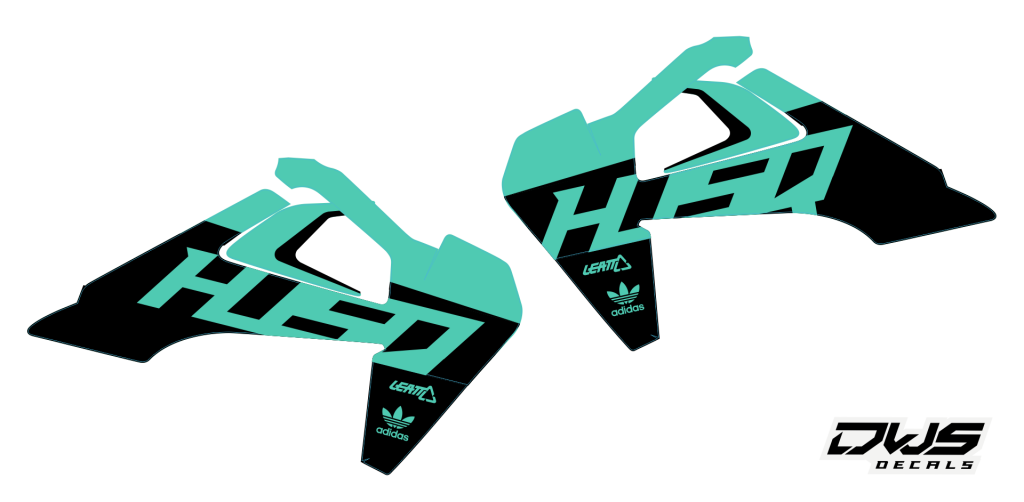 Radiator Radia tank decal stickers aufklebe Husqvarna TC 125 FC 250 350 450 FS 450 2016 2017 2018 Decals dekor design graphics aufklebe stickerset nummerset dws mx side panel front dender rear fender kotflugel supermotard superbiker supermoto nummern