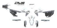 Husqvarna TC FC 250 350 450 2019 2020 Decals DWS Decals DWSDecals stickerset