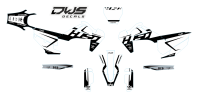 Husqvarna TC FC 250 350 450 2019 2020 Decals DWS Decals DWSDecals stickerset