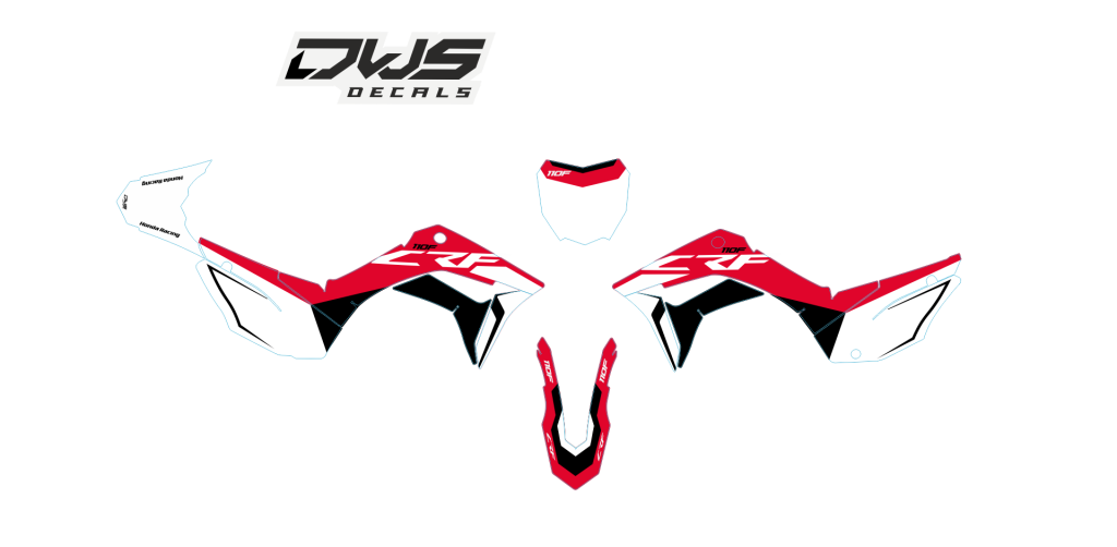 honda CRF 110 2019 2020 acerbis dws decals pitbike kleine bike small bike