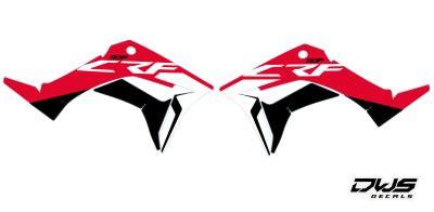 honda crf 110 2019 2020 dws decals radiator radia tank