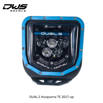 DUAL.5 Husqvarna TE 2017-up The front LED light was designed for enduro motorcycles. This light fitsmotorcycles Husqvarna TE 2017-up DWS Deacals