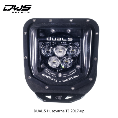 DUAL.5 Husqvarna TE 2017-up The front LED light was designed for enduro motorcycles. This light fitsmotorcycles Husqvarna TE 2017-up DWS Deacals