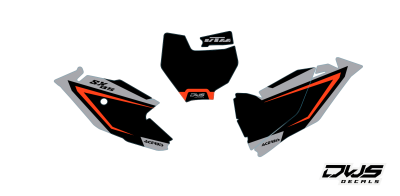 ktm sx 85 2018 2019 2020 nummer nummers nummern startnummern side panels front number dws decals cross