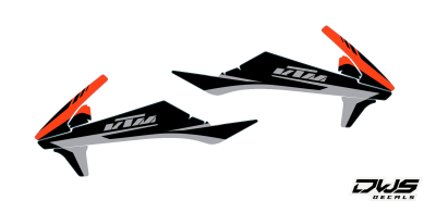 ktm sx 85 2018 2019 2020 radia radiator scoops tank seitenteile dws decals cross mx