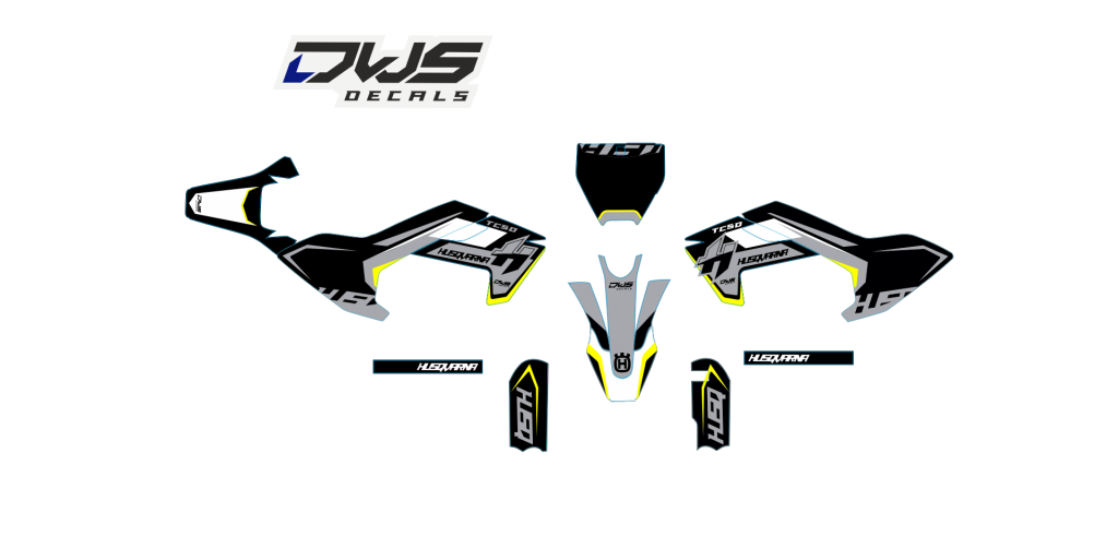 TC 50 husqvarna side panels nummers nummern startnummern cross mx dirtbike supercross 2017 2018 2019 2020 radiator trimkit front fender forkcovers rear fender 