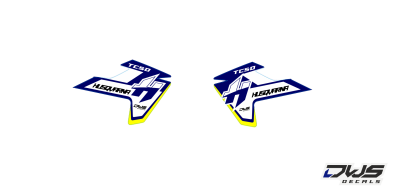 husqvarna tc 50 2017 2018 2019 2020 radia tank radiator shrouds decals dws seiten teille cross mx dirtbiker minime