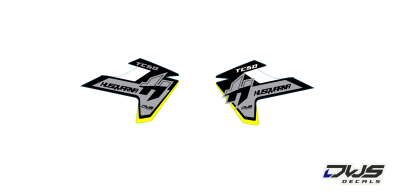 husqvarna tc 50 2017 2018 2019 2020 radia tank radiator shrouds decals dws seiten teille cross mx dirtbiker minime