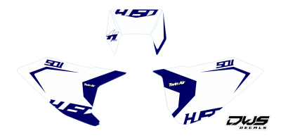 Husqvarna TE FE 2017 2018 2019 model 6 nummerset
 
Gehele stickerset bestaande uit
- Nummerset (5 delig)

 

consisting off

 - numbers - side panels and front number