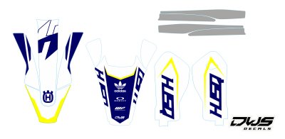 Trimset Husqvarna TE FE 2017 2018 2019 model 3
 
Gehele stickerset bestaande uit:


- voorspatbord sticker

- achterspatbord sticker

- achterbrug stickers

- voorpoot stickers

 

consisting off:


- decal front fender

- decal rear f