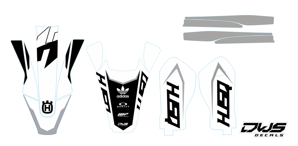 Trimset Husqvarna TE FE 2017 2018 2019 model 3
 
Gehele stickerset bestaande uit:


- voorspatbord sticker

- achterspatbord sticker

- achterbrug stickers

- voorpoot stickers

 

consisting off:


- decal front fender

- decal rear f