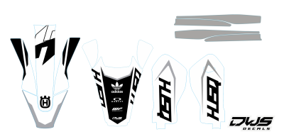 Trimset Husqvarna TE FE 2017 2018 2019 model 3
 
Gehele stickerset bestaande uit:


- voorspatbord sticker

- achterspatbord sticker

- achterbrug stickers

- voorpoot stickers

 

consisting off:


- decal front fender

- decal rear f