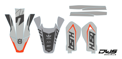 Trimset Husqvarna TE FE 2017 2018 2019 model 3
 
Gehele stickerset bestaande uit:


- voorspatbord sticker

- achterspatbord sticker

- achterbrug stickers

- voorpoot stickers

 

consisting off:


- decal front fender

- decal rear f