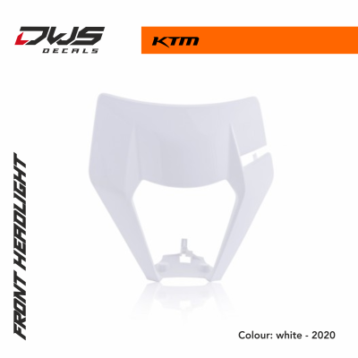 KTM headlight maske black exc 2020 enduro dws decals acerbis