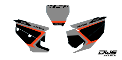 Husqvarna TC FC 2019 2020 decal stickerset cross mx dws decals number nummer nummern start 