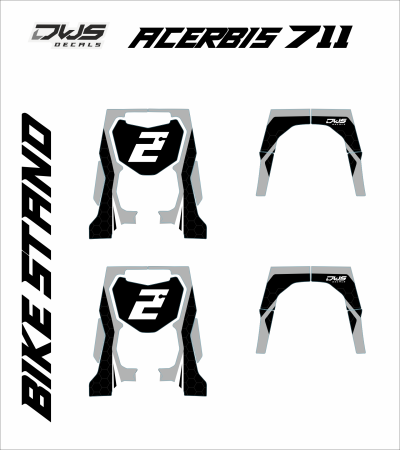 Bikestand decals bokje stickers acerbis dws decals