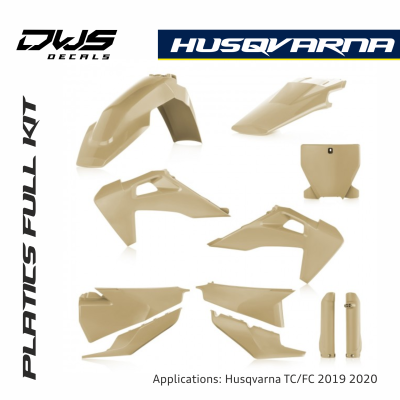 husqvarna plastics sand acerbis dws decals